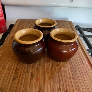 Vintage Heinz 57 Mini Stoneware Set of 3